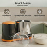 Prestige PWG 07 Wet Grinder with Stainless Steel Drum 200 W, 2 L (Black, Orange)