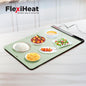 Clearline FlexiHeat 400W Food Warming Mat | Rollable & Portable Buffet Food Warmer | Digital Temperature Control (40°C–100°C) | 6-Hour Timer | Safe Silicone Surface | Sage Green