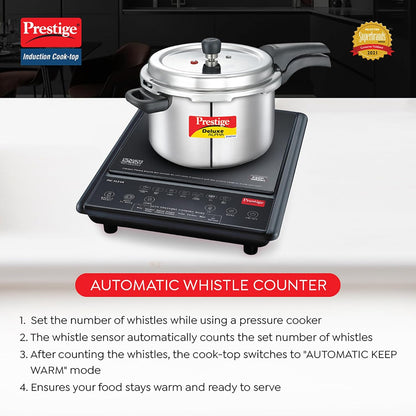 Prestige PIC 31.0 V4 2000W Induction Cook-Top(Black, Automatic Whistle Counter, Power Saving Technology)
