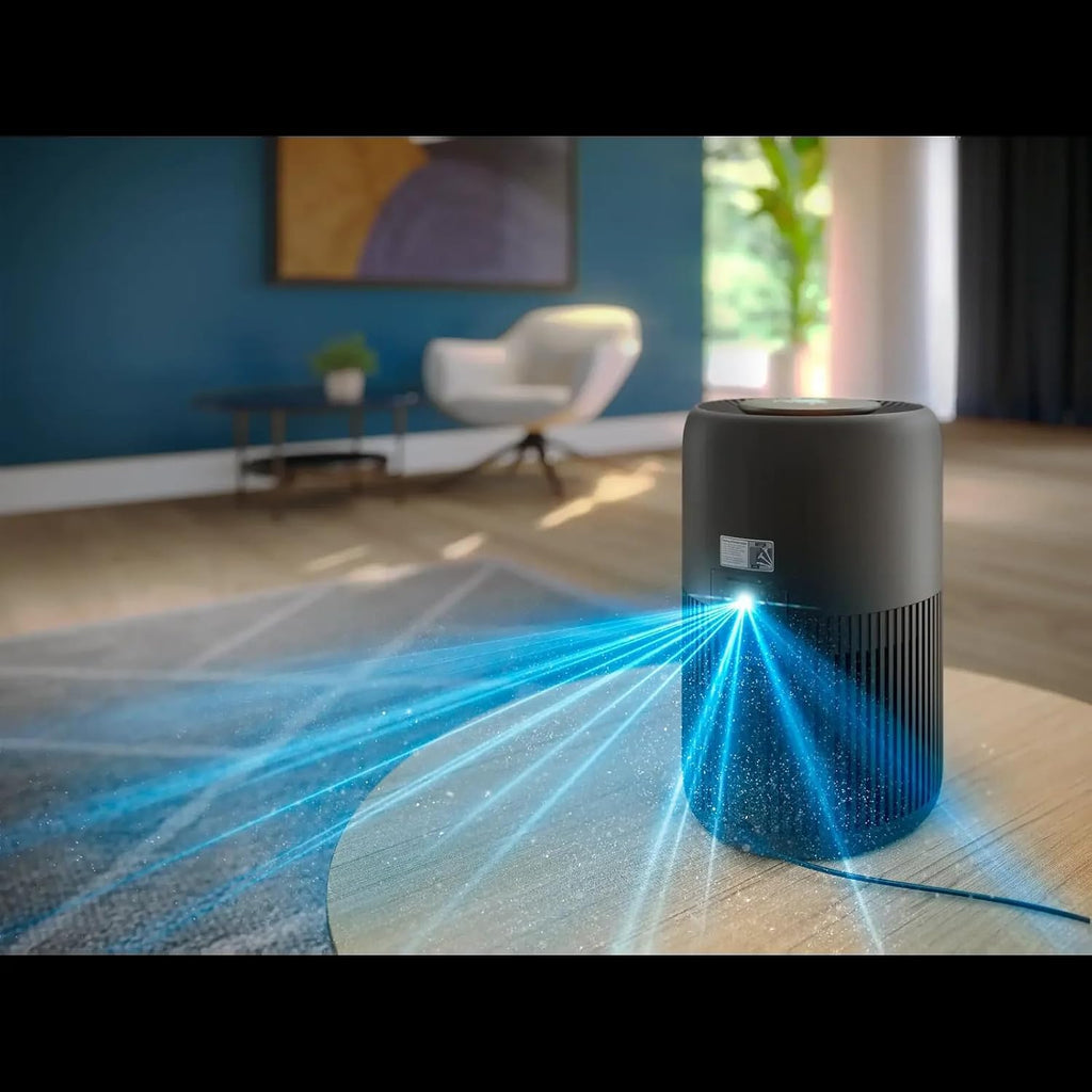 Philips PureProtect Mini 900 Series Smart Air Purifier AC0951/63 | 250 m³/h CADR | Up to 30 m² | 3-Layer HEPA NanoProtect & Active Carbon Filter | PM2.5 Sensor | Air+ App | Sleep Mode