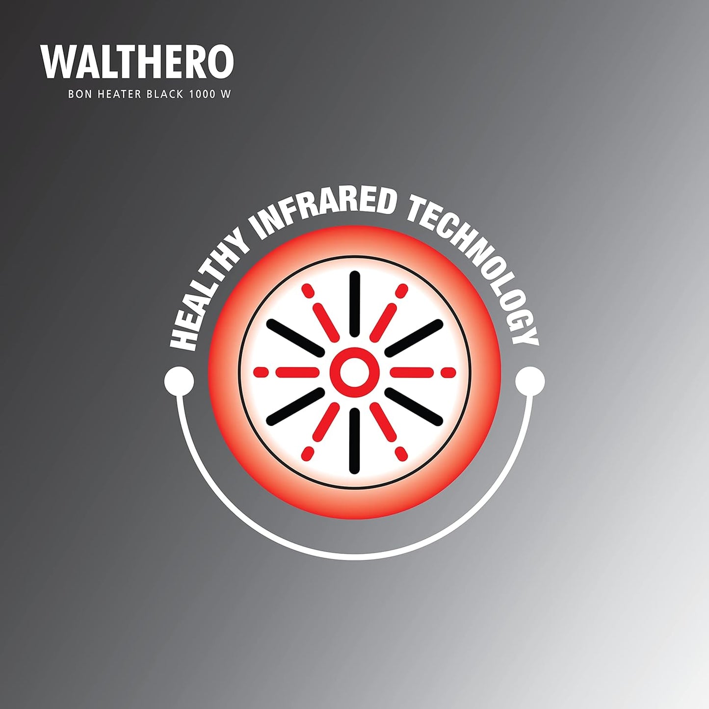 Havells Walthero 1000 Watt Room Heater with Two Carbon Heating Tubes| Tip Over Protection| Silent Operation| Anti Rust Protection| 2 years Manufacturer Warranty (Black)