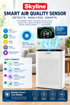 Skyline Smart Air Purifier with True HEPA-13 Filter, PM2.5 & AQI Display, Smart Air Quality Sensor, Filter Replacement Reminder & 8-Hour Timer – Up to 50m²
