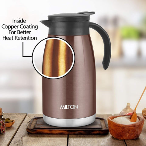 Milton Bistro 1100 Thermosteel Carafe, 1000 ml, Brown