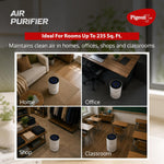 Pigeon Air Purifier for Home, HEPA H13, 99.99% PM2.5, White, 235 Sq Ft