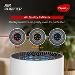 Pigeon Air Purifier for Home, HEPA H13, 99.99% PM2.5, White, 235 Sq Ft