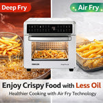 INALSA Crisp Pro 24 Air Fryer Oven 24 Litre 1700W|Digital Display|16 Preset Functions|Rotisserie,OTG,Convection Oven|220°C Max Temp|Oil-Free Cooking|With Crumb Tray, Skewer Rods & More|2 Yr Warranty