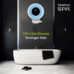 Symphony SPA Geyser 25 Litre 5 Star BEE Rating Water Heater | Hair Fall Control Smart Geyser | PUROPOD Filter | 2KW Heating | Glassline Tank | Free Installation