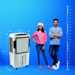 Crompton Optimus 100 Litres Desert Air Cooler for home | Large & Easy Clean Ice Chamber | High Density Honeycomb Pads | Auto-Fill & Drain | Everlast Pump | Humidity Control