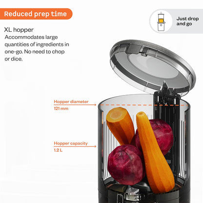 Atomberg Althea Cold Press Juicer | High Nutrition | Easy Assembly & Cleaning | Intelligent Auto Reverse | Advanced Safety Features | Ideal for Fruit, Veggie Juices & Nut Milks