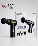UBON Home RelaxPro GM-2105 4-in-1 Mini Massage Gun | 6 Speed Modes | 3200 RPM Deep Tissue Massager | Type-C Fast Charging | 2400mAh Battery | Portable Muscle Recovery Massager | 1 Year Replacement Warranty