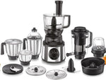 Prestige Endura Pro 1000 Watt Multi Functional Mixer Grinder | Heavy-Duty Ball Bearing Copper Motor | 6 Jars with Food Processing Attachments | 14 Functions in One | 5Y Motor Warranty