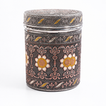 Salem 2 Litre 304 Grade Stainless Steel Storage Jar with Airtight Lid | Handmade Etching Work | Premium Spice, Daal & Dry Fruit Container | Food Grade Kitchen Storage Canister
