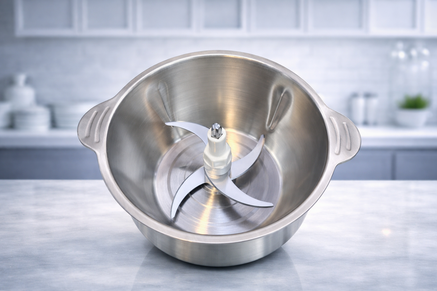 Skyline 400 Watts Vegetable & Meat Chopper with 2L Stainless Steel Bowl | 4 Sharp Stainless Steel Blades | Dual Speed Control Electric Food Processor for Home Kitchen