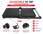 Skyline Jumbo Grill VTL-5025 1500W, Non-Stick, 180° Rotating, Large Cooking Surface