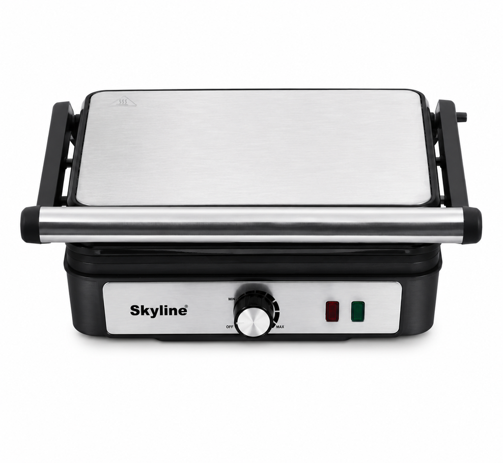 Skyline 2000W Super Jumbo 180° Grill VTL-111SS - Perfect for Family-Sized Grilling!