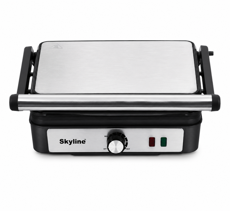 Skyline 2000W Super Jumbo 180° Grill VTL-111SS - Perfect for Family-Sized Grilling!