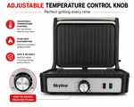 Skyline 2000W Super Jumbo 180° Grill VTL-111SS - Perfect for Family-Sized Grilling!