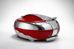 Bonjour Grandeur Elegant Designer Casserole 3500ml – Red & Silver Premium Insulated Hotpot | Stylish Stainless Steel Serveware for Kitchen & Dining