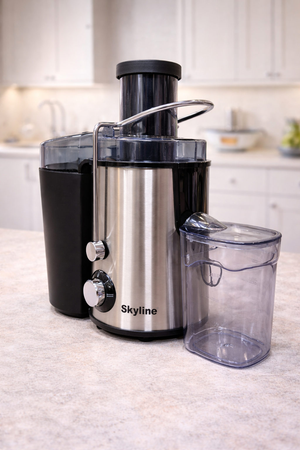 Skyline VTL-5066 600-Watt Stainless Steel Juice Extractor with Dual Safety Lock, Easy Serve Pitcher & 12-Month Warranty – Made in India