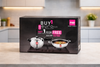 PNB Kitchenmate Euro Duo 3.5 Litre Triply Stainless Steel Pressure Cooker with Free 22 cm Triply Honeycomb Coated Kadhai | Induction & Gas Compatible | Premium Cookware Combo