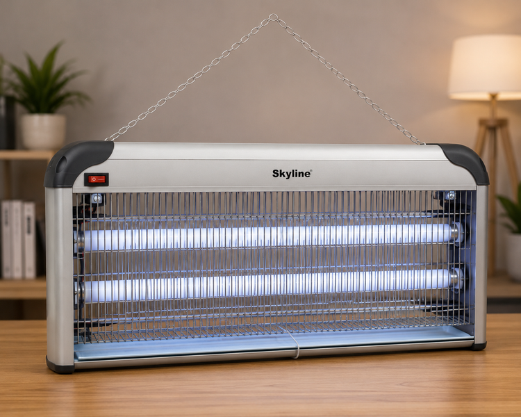 Skyline 43W Electric Insect Killer Machine | 2ft UV Mosquito & Fly Killer Bug Zapper | High Voltage Indoor Insect Trap | Chemical-Free Pest Control | Wall Mount & Hanging Design | Ideal for Home, Office, Restaurant | 1 Year Warranty