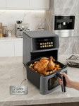 Skyline VTL-5118 7L Digital Air Fryer with See-Through Glass Window | 2000W Touch Screen Oil-Free Air Fryer | Fry, Roast, Grill, Bake | 7 Litre | 12 Months Warranty