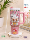 1200ml Labubu Limited Edition Stainless Steel Insulated Tumbler with Handle, Lid & Reusable Straw | Double Wall Vacuum Travel Mug | Hot & Cold Coffee Cup | BPA Free (Copy)