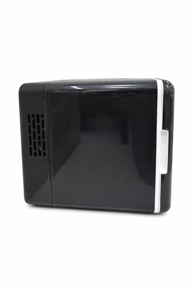 ChillPod 6-Can Mini Fridge | Portable Thermoelectric Cooler | Compact Personal Refrigerator for Home, Office & Travel- Black