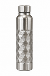 Tuff+ 1000ml Stainless Steel Water Bottle | Leakproof Gasket Sealed Steel Cap | Premium Fridge Bottle for Hot & Cold Water | BPA Free Reusable Bottle