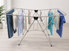 Heavy Duty Stainless Steel Foldable Cloth Drying Stand | Rust Resistant Laundry Drying Rack with Wings | Portable Clothes Dryer Stand for Indoor & Outdoor Use