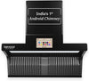 Beyond Appliances Orion 90cm Auto Clean Kitchen Chimney | 1600 CMH Suction | Filterless | Smart Touchscreen Display & Speaker | Baffle Plates | Touch Control | Black Finish.