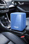ChillPod 6-Can Mini Fridge | Portable Thermoelectric Cooler | Compact Personal Refrigerator for Home, Office & Travel- Blue