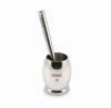 Toral Dholak Shape Stainless Steel Khalbatta | Silver | 1 Pc- 3”