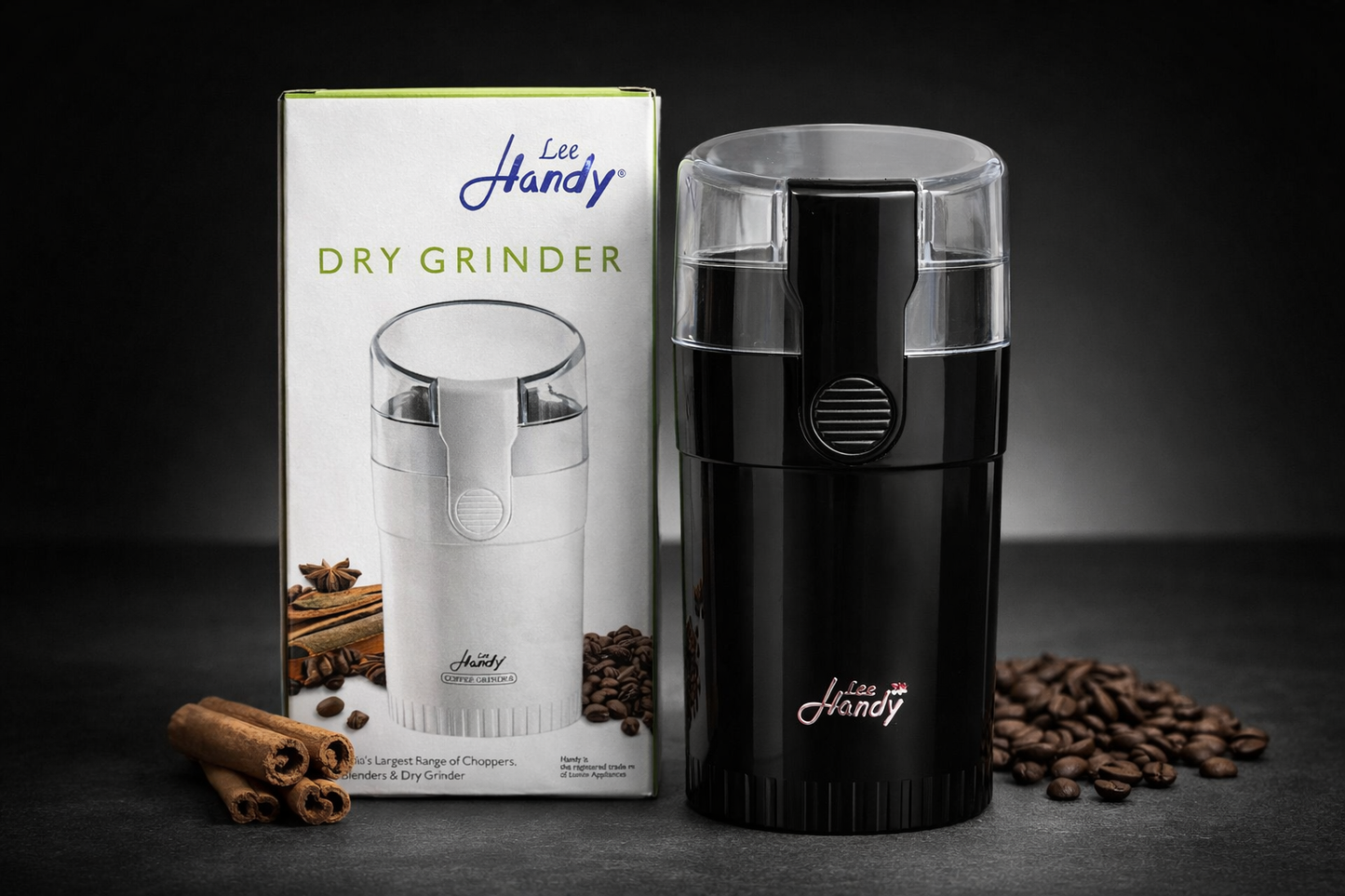 Lee Handy Electric Dry Grinder | Compact Coffee & Spice Grinder for Dry Masala, Beans & Herbs