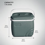 MILTON 7.4 L Plastic Super Chill 8 Insulated Ice Pail Ice Bucket  (Green)