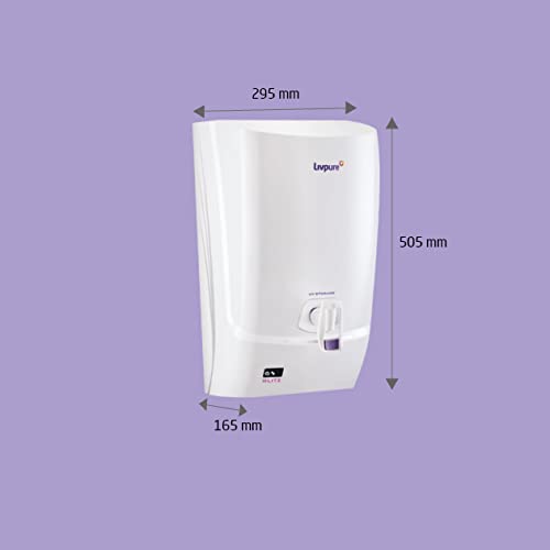 Livpure Glitz Water Purifier 1-200 ppm TDS Level 7 L Tank Capacity