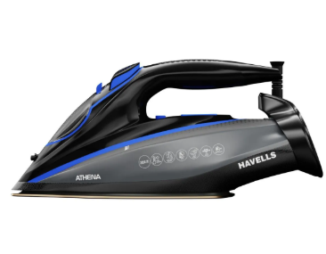 Havells ATHENA SMART IRON 3000 W Steam Iron (Black, Blue)