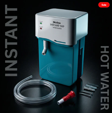 Skyline Portable Geyser 3000W Instant Hot Water, Anytime, Anywhere