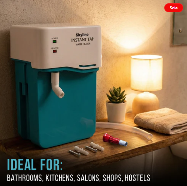 Skyline Portable Geyser 3000W Instant Hot Water, Anytime, Anywhere