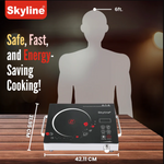 Skyline 2000W Infrared Induction Cooker VTL-3030 | High-Efficiency Radiant Cooktop with Digital Display