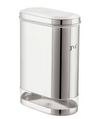 JVL 3500ML Stainless Steel Kitchen Storage Container, Capsule Shape Galaxy Clear Canister with Unbreakable Steel Lid - Durable and Elegant Food Storage Jar for Spices, Snacks, Grains