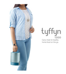 VAYA TYFFYN Jumbo Lunch Box for Office for Men,with Polished Stainless Steel Containers,1300Ml Vacuum Insulated Hot Lunch Box Without Bagmat,Leakproof Hot Tiffin Box with 4 Compartments, Blue
