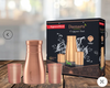 Signoraware Damaru Bottle with 2 Glass (Matt), 900ml + 275 ml Each Glass