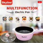 Skyline Multifunction Electric Pan, Adjustable 600-1500W, Versatile Cooking Tool