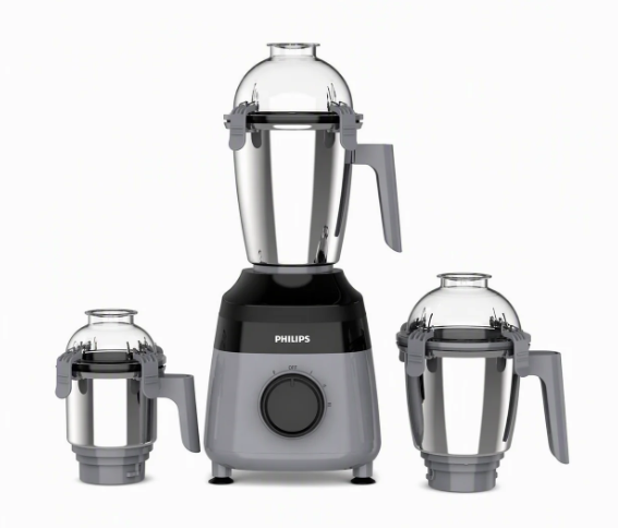 Philips HR7000/00 Mixer Grinder, 750 Watt Powerful motor, 3 Jars
