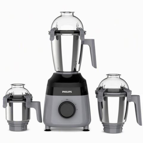 Philips HR7000/00 Mixer Grinder, 750 Watt Powerful motor, 3 Jars