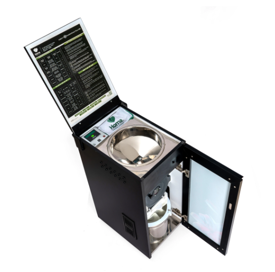 HOMA Deluxe Pro Smart Atta Chakki with IoT Wi-Fi Connectivity, Premium Acrylic Finish, Hydraulic Soft-Close Door &amp; Auto-Clean Technology-Sand Pro