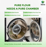 HOMA Elite Smart Atta Chakki with IoT Wi-Fi Connectivity, Toughened Glass Front, Talky Voice Feature & Auto-Clean Technology-Orchid