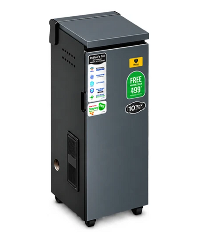 HOMA Deluxe Pro Smart Atta Chakki with IoT Wi-Fi Connectivity, Premium Acrylic Finish, Hydraulic Soft-Close Door & Auto-Clean Technology-Carbon Pro