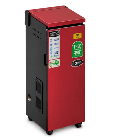 HOMA Deluxe Pro Smart Atta Chakki with IoT Wi-Fi Connectivity, Premium Acrylic Finish, Hydraulic Soft-Close Door & Auto-Clean Technology-Ember Pro